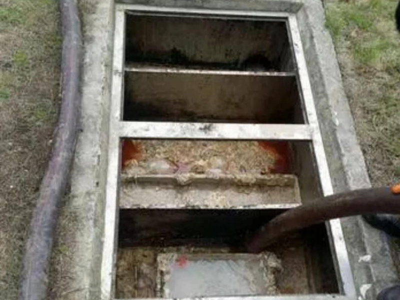 郭河镇隔油池清理