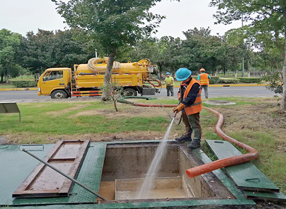 郭河镇化油池清理