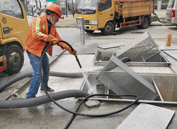 郭河镇隔油池清理